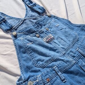MAKE OFFER! Vintage 80s Classic Buffalo Blue Jean Overalls by David Bitton